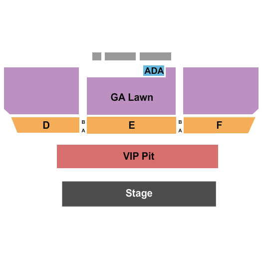 KEMBA Live! O.A.R. Seating Chart